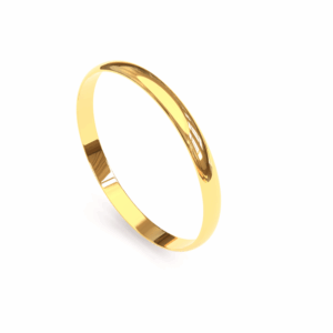 diferenca entre ouro 10k e ouro 18k Alianca de Ouro 18k Tradicional Lisa AS0001