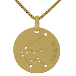joias de signos Pingente em Ouro 18k Constelacao Signo Aquario PG21488