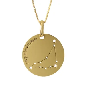 joias de signos Pingente em Ouro 18k Constelacao Signo Capricornio PG21491
