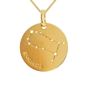 joias de signos Pingente em Ouro 18k Constelacao Signo Gemeos PG21493