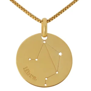 joias de signos Pingente em Ouro 18k Constelacao Signo Libra PG21495