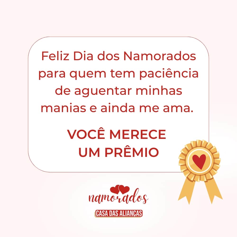 Mensagem de dia dos namorados