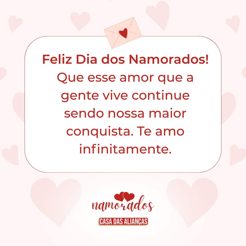 Mensagem de dia dos namorados