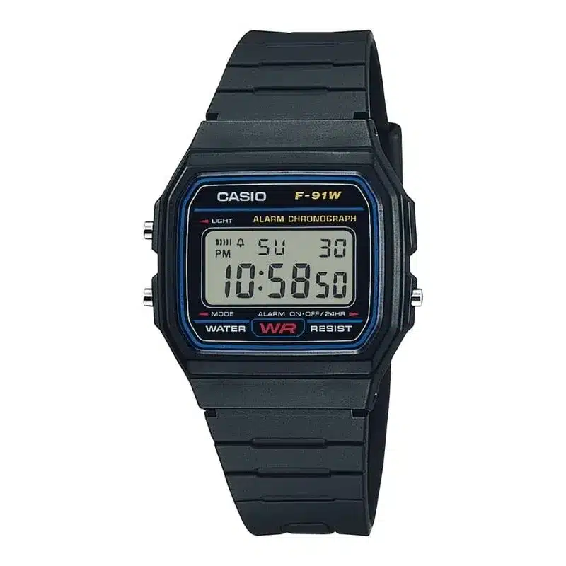 dia dos pais relogio casio F 91W 1DG SC