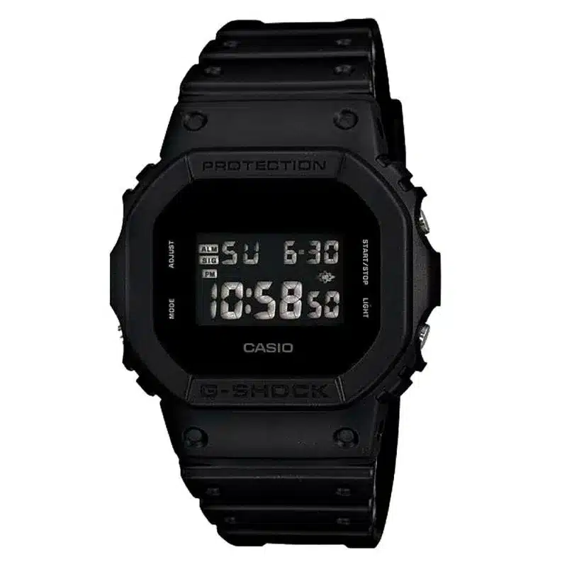 relogio a prova d agua ou relogio resistente a agua casa das aliancas Relogio Masculino G Shock Casio Preto DW 5600BB 1DR