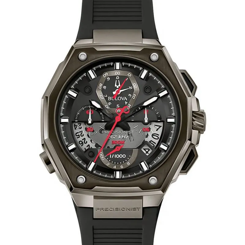 relogio a prova d agua ou relogio resistente a agua casa das aliancas Relogio Masculino Precisionist Bulova Preto 98B358N