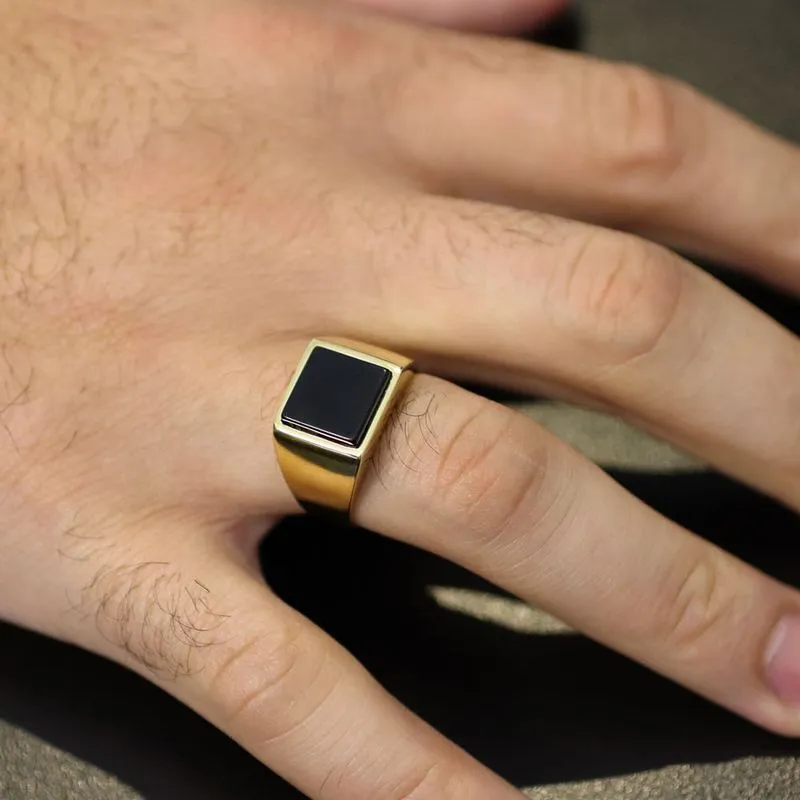 mensagem para o dia dos pais Anel Comendador em Ouro 18K AN13721 2