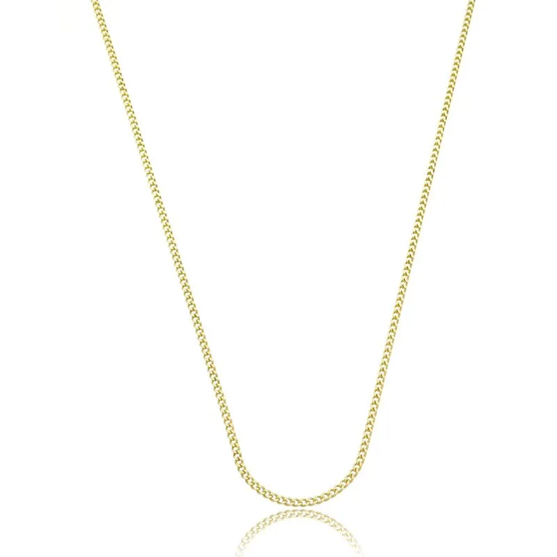 mensagem para o dia dos pais Corrente de Ouro 10k Malha Grumet Laminada Fio 50 70cm CR20661
