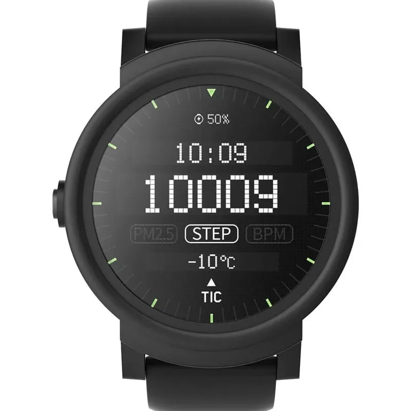 presente para o pai Relogio Unissex Smartwatch TicWatch Orient Preto WF12086E