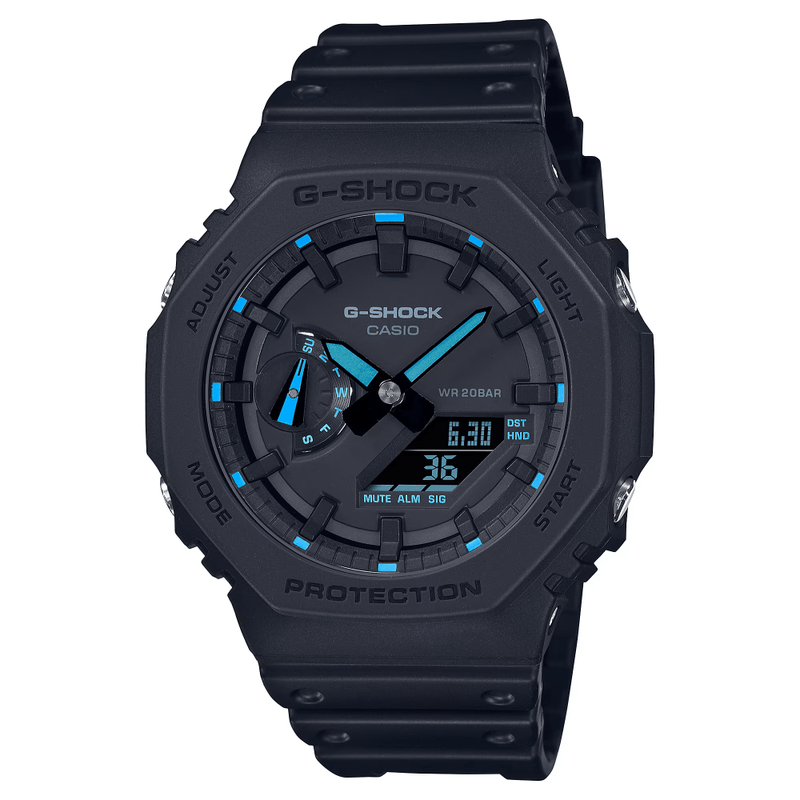 presentes para o dia dos pais Relogio Masculino G Shock Carbon Core Guard Casio Preto GA 2100 1A2DR 1