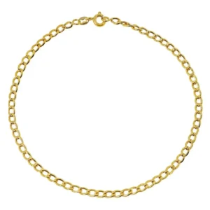 que dia e dia dos pais Pulseira em Ouro 18k Malha Grume 20cm PS20349