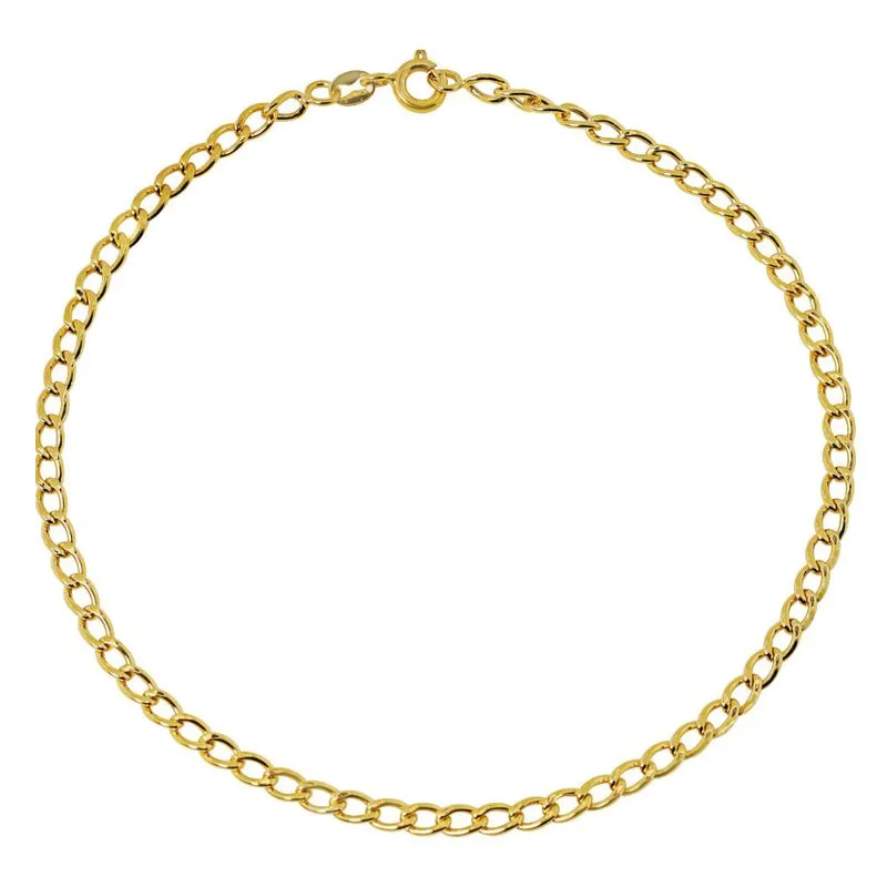 que dia e dia dos pais Pulseira em Ouro 18k Malha Grume 20cm PS20349