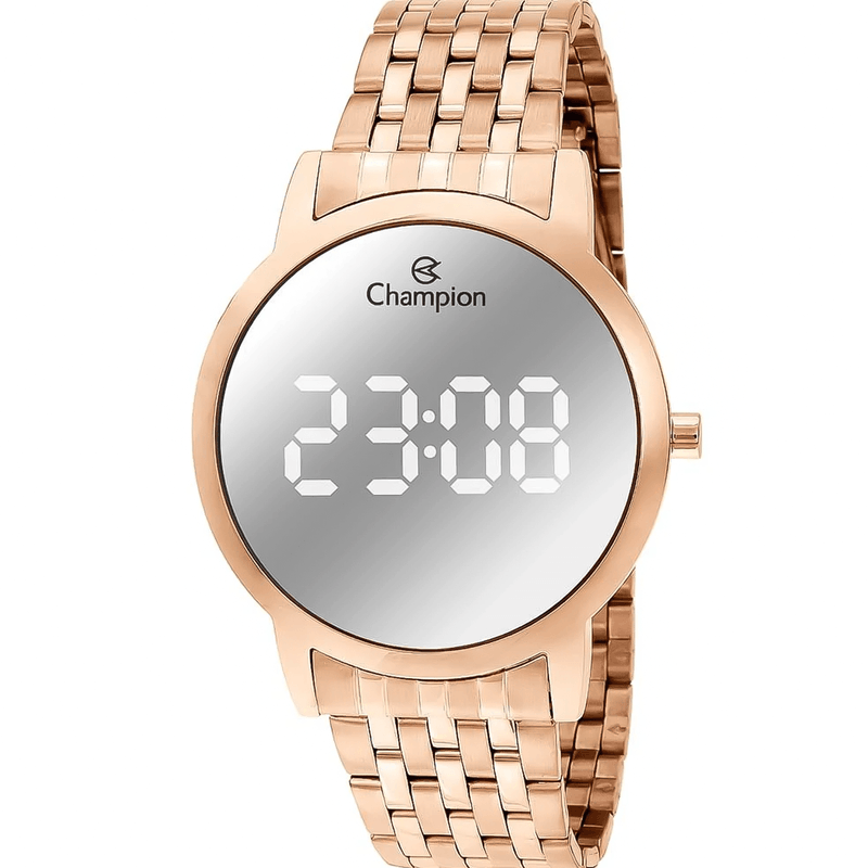 Cor laranja em 2025 Relogio Feminino Digital Champion Rose CH40099P