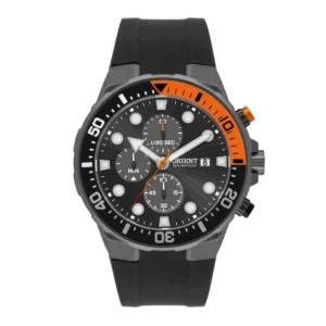 Cor laranja em 2025 Relogio Masculino Orient Solartech Preto Bisel Bicolor MYSPC009 P2PX Exclusivo 1