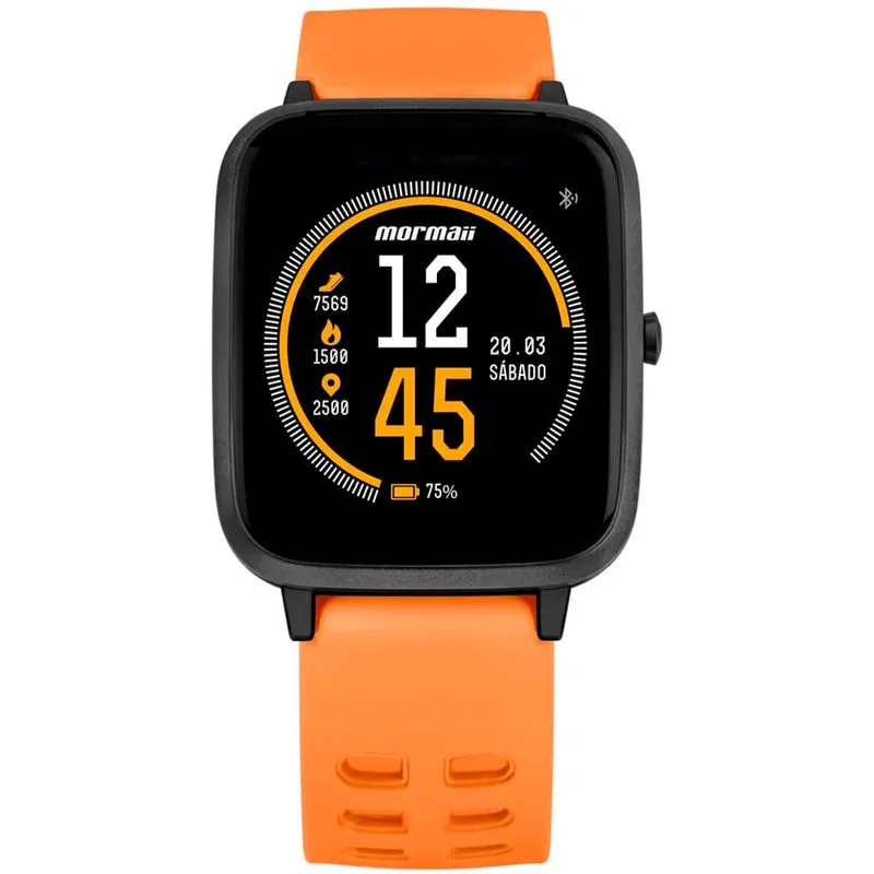 Smartwatch cor laranja