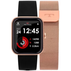 Cor laranja em 2025 Relogio Unissex Smartwatch Technos Rose TMAXAC 5J 1