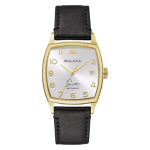 presente para cada tipo de pai Relogio Masculino Bulova Frank Sinatra Young At Heart Automatic 97B197N 1