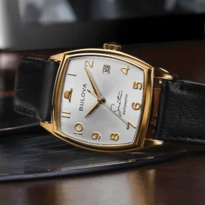 presente para cada tipo de pai Relogio Masculino Bulova Frank Sinatra Young At Heart Automatic 97B197N 3