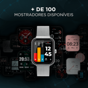 presente para cada tipo de pai Relogio Unissex Smartwatch Technos Connect MAX Preto e Vermelho TMAXAA 5P 2