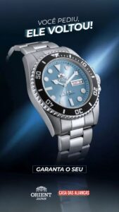 relogio orient automatico submariner azul claro nh3ss010 1