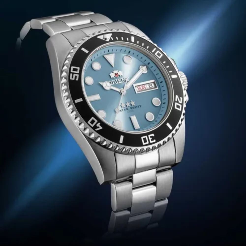 Relógio Orient Submariner Azul Claro - NH3SS010