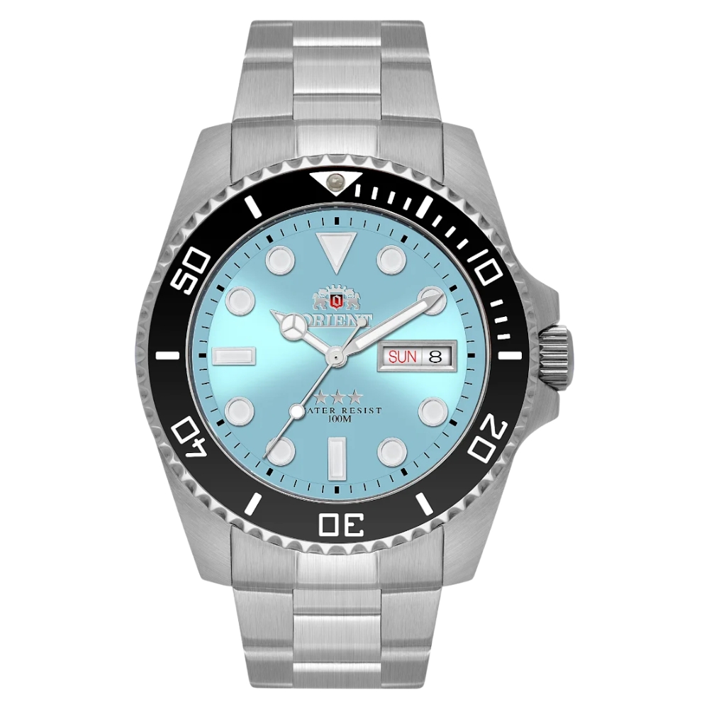 Relógio Orient Submariner Azul Claro - NH3SS010