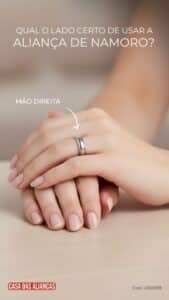 qual o lado certo de usar alianca de namoro 1
