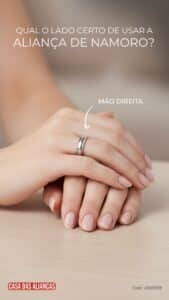 qual o lado certo de usar alianca de namoro 3