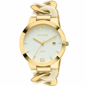 Relogio Feminino Elegance Technos Dourado 2115UK 4B
