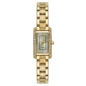 Relogio Feminino Seculus Long Life Cristais Dourado 77324LPSVDA1