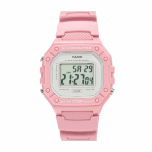 Relogio Feminino Standard Casio Rosa W 218HC 4AVDF SC