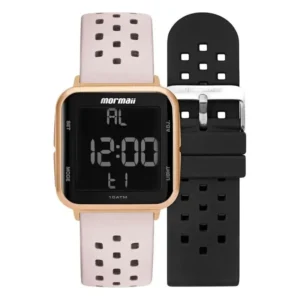 Relogio Mormaii Unissex Digital Duas Pulseiras MO6600AJ T8T Rosa