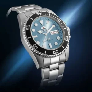Relogio Orient Automatico Submariner Azul claro NH3SS010 2