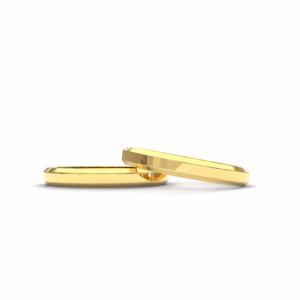 aliancas de ouro para cada tipo de casal Alianca de Ouro Lisa e Chanfrada AS0025 1