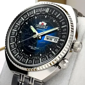 relogios automaticos Relogio Masculino Automatic Orient Azul RA AA0E03L19B D1SX 2