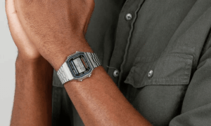 relogios casio Relogio Casio Vintage Digital A168WA 1WDF BR Prata 2 e1761573034623