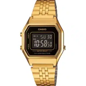 relogios casio Relogio Feminino Casio Vintage Dourado LA680WGA 1BDF SC 1