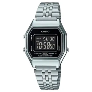 relogios casio Relogio Unissex Casio Vintage Prata LA680WA 1BDF 1