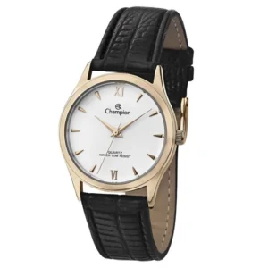 relogios femininos Kit Relogio Champion Feminino Analogico com Semi Joias CH24099E Dourado