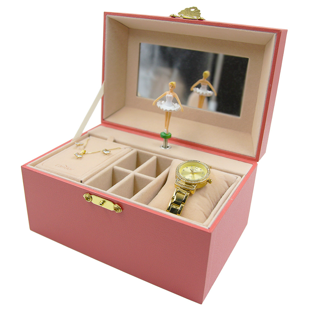 colecao bailarina casa das aliancas condor relogio colar e brincos CO2035NUW K4X