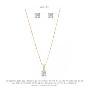 colecao bailarina casa das aliancas condor relogio colar e brincos CO2035NVM K4D 2