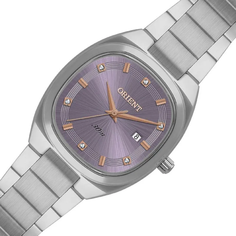 presente para namorada Relogio Feminino Eternal Orient Prata LBSS1036 R1SX