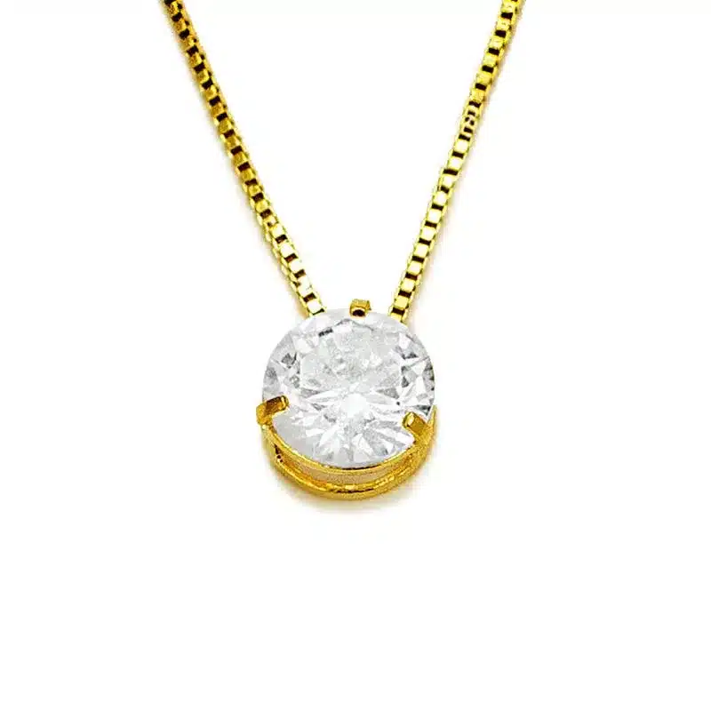 presentes de natal na black friday Pingente em Ouro 18k Ponto de Luz PG20200