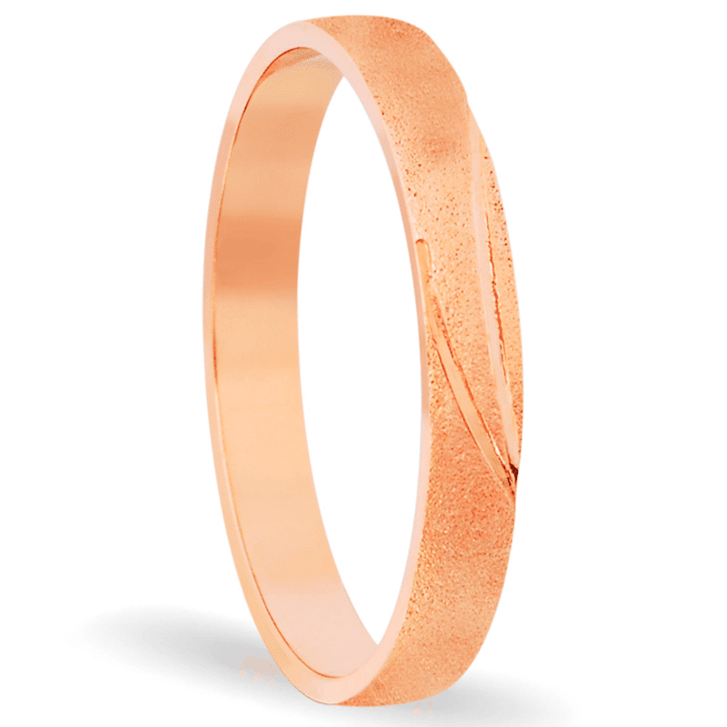 Como escolher alianças: um guia completo 6 como escolher alianca Alianca de Ouro Rose AS1319