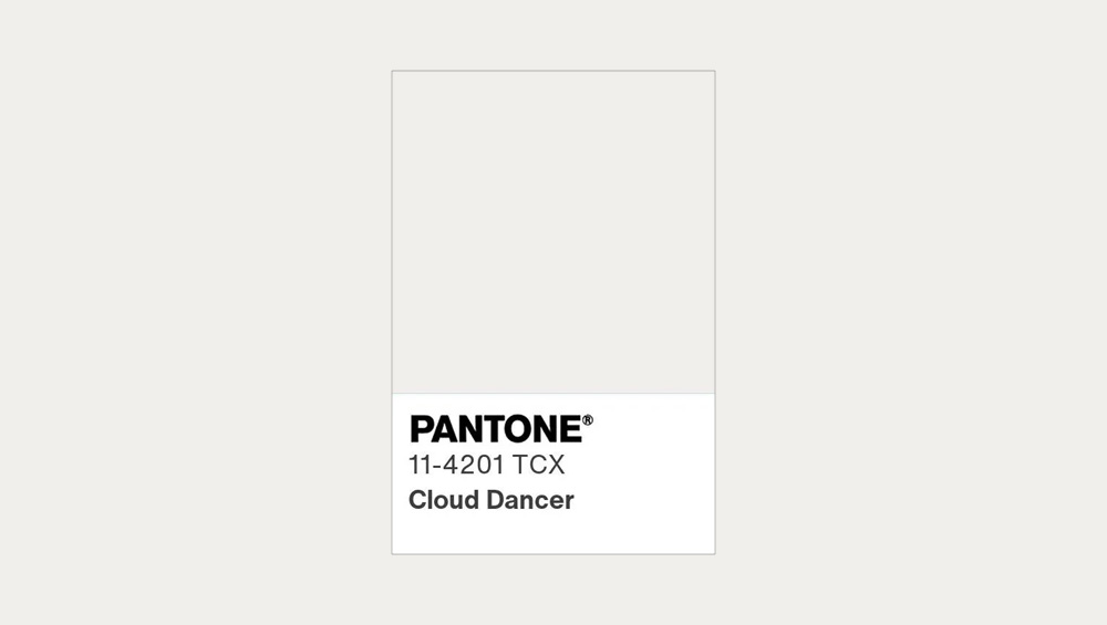 cor do ano pantone 2026 cloud dancer 11