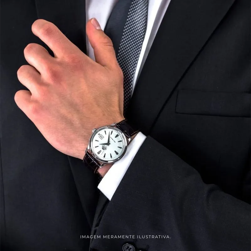 cor do ano pantone 2026 cloud dancer Relogio Masculino Orient Bambino Automatico TAC00005W0 Branco 2