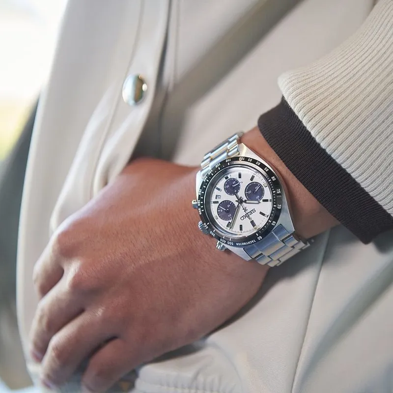 cor do ano pantone 2026 cloud dancer Relogio Seiko Prospex SpeedTimer SSC813 2