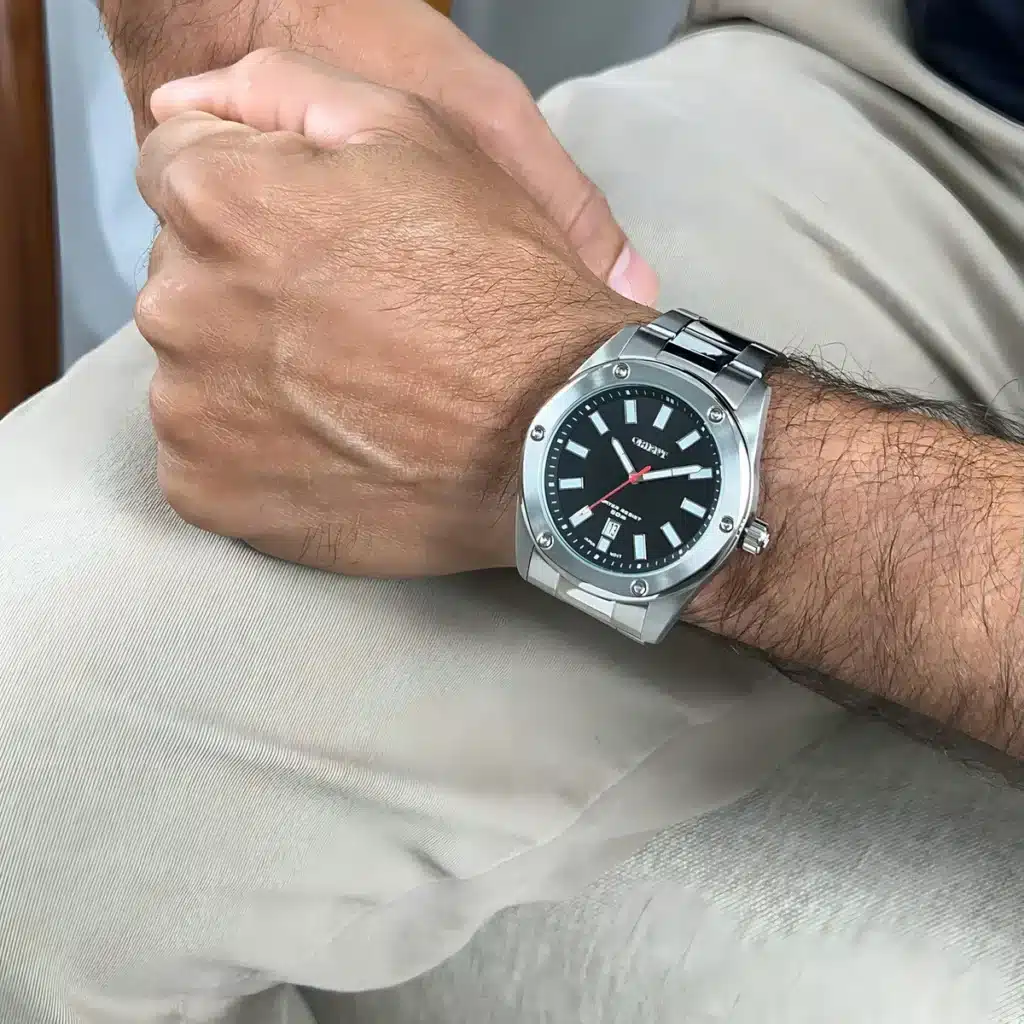 presentes de natal 2025 Relogio Masculino Eternal Orient Prata MBSS1464 P1SX 2