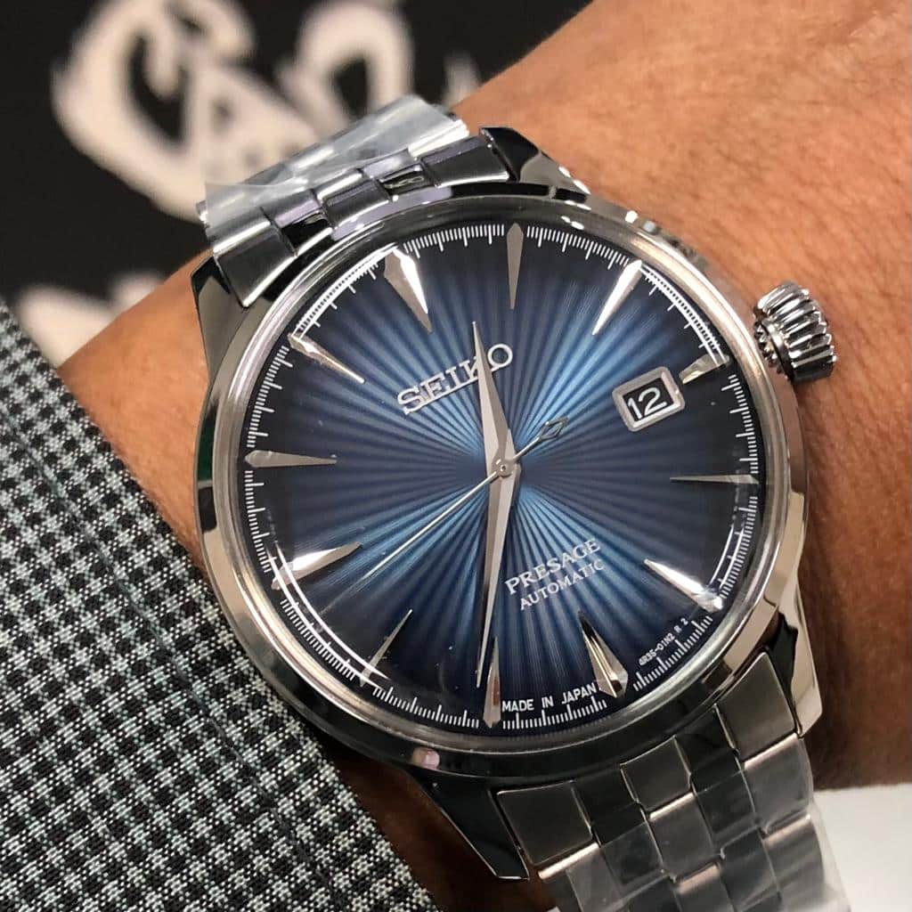 Relógios para começar o ano com estilo: Modelos Atemporais para 2026 4 relogios para comecar o ano Relogio Masculino Presage Cocktail Blue Moon Seiko SRPB41J1 D1SX 1