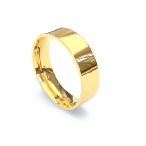 alianca de ouro amarelo Alianca de Ouro 18K Reta Anatomica AS0886